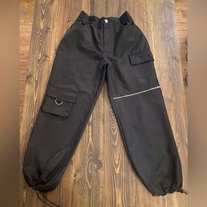 Black jogger style pants